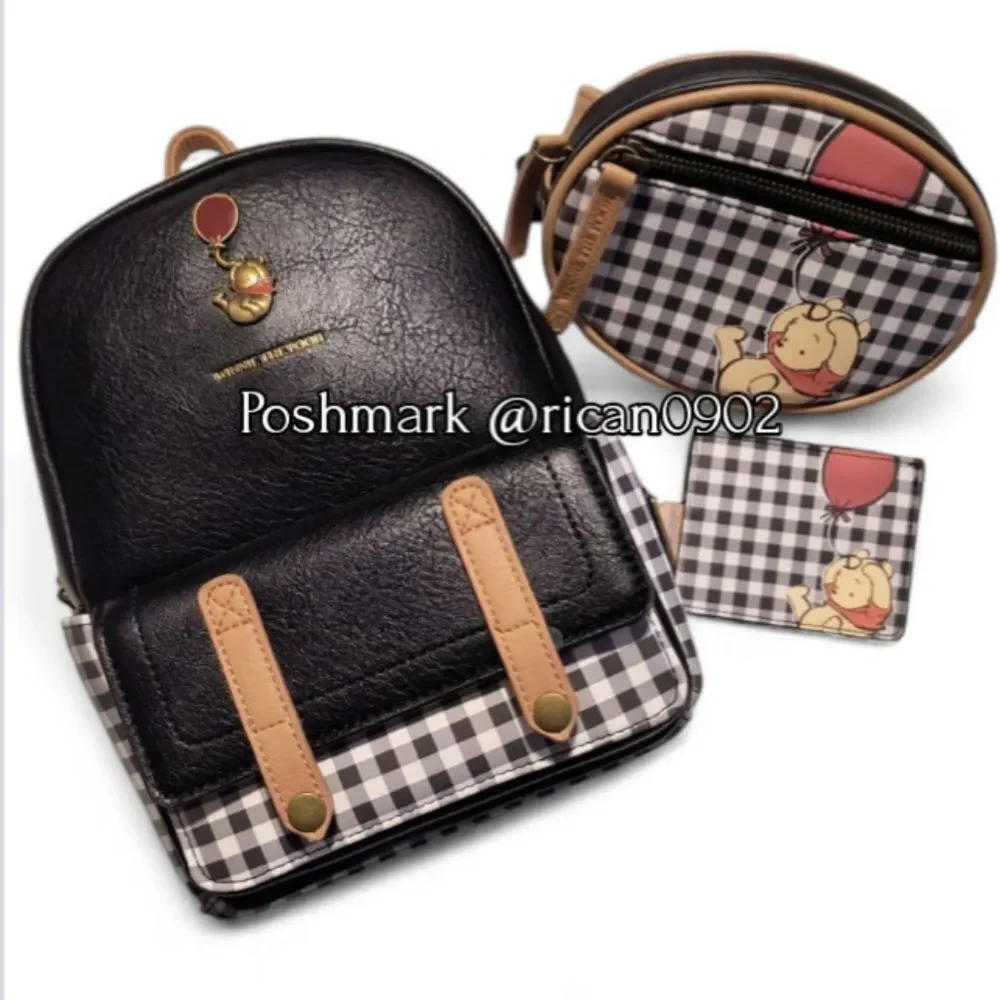 Loungefly Disney Winnie the Pooh Plaid Bundle